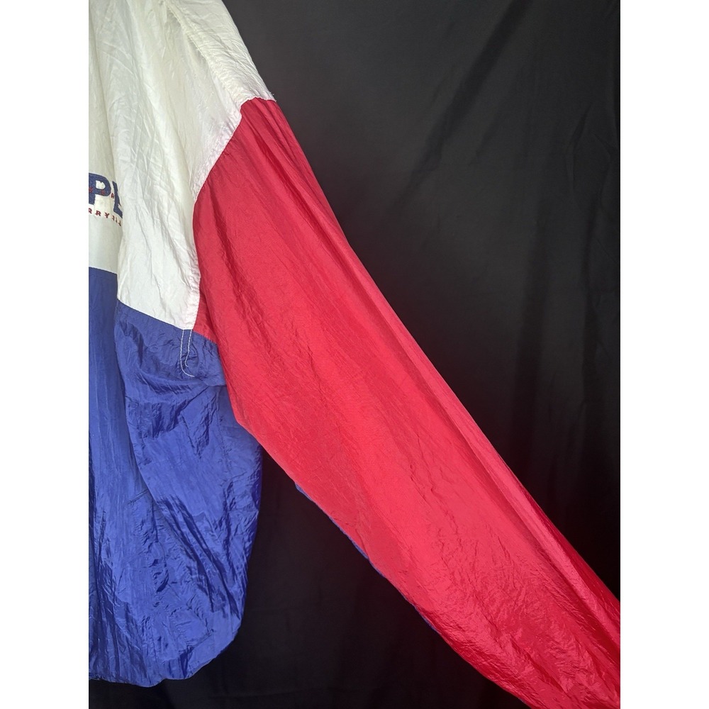 Vintage 90s Perry Ellis America Windbreaker Jacket Colorblock USA Mens L - Picture 10 of 12